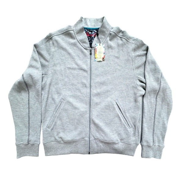 Robert Graham Gray Lightweight Jacket Men’s Large - Picture 1 of 7